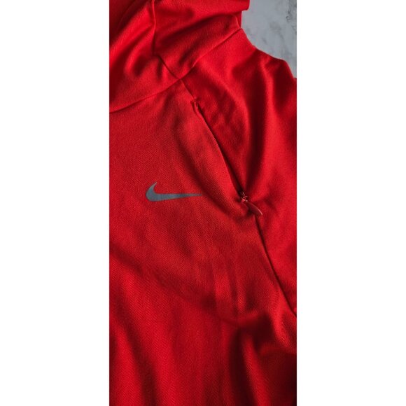 Nike Running Women's Red Dri-Fit  Long Sleeve Hoodie Size S - Picture 3 of 10